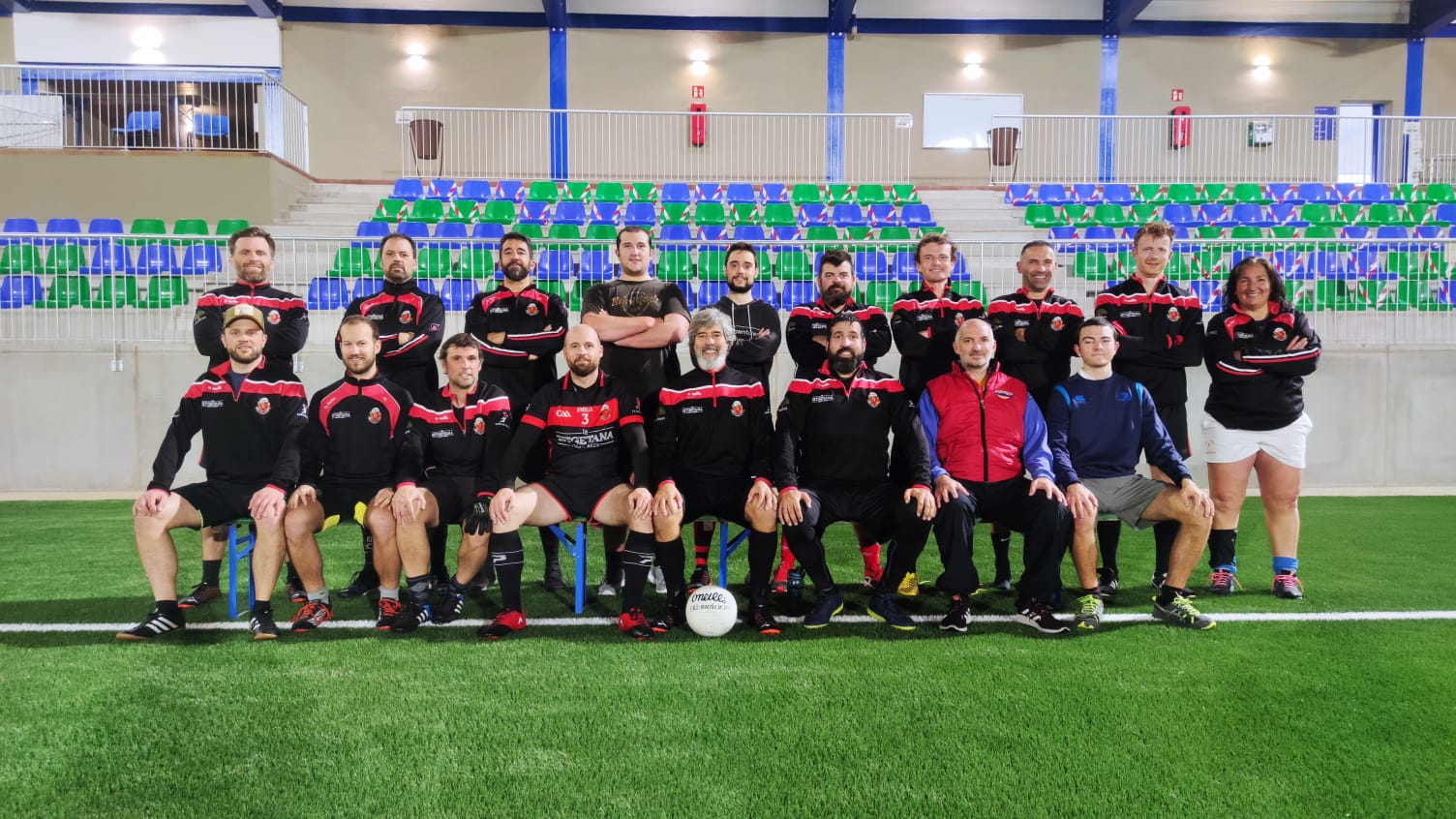 The Sitges GAA gaelic football team (photo courtesy of Cathal O Cuaig)
